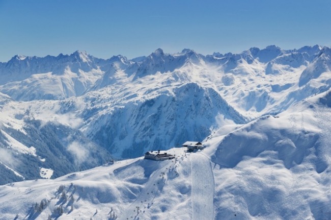 Zimní Alpy