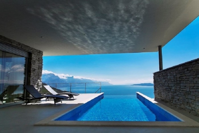Luxus villa lenyűgöző kilátással a tengerre, Omis